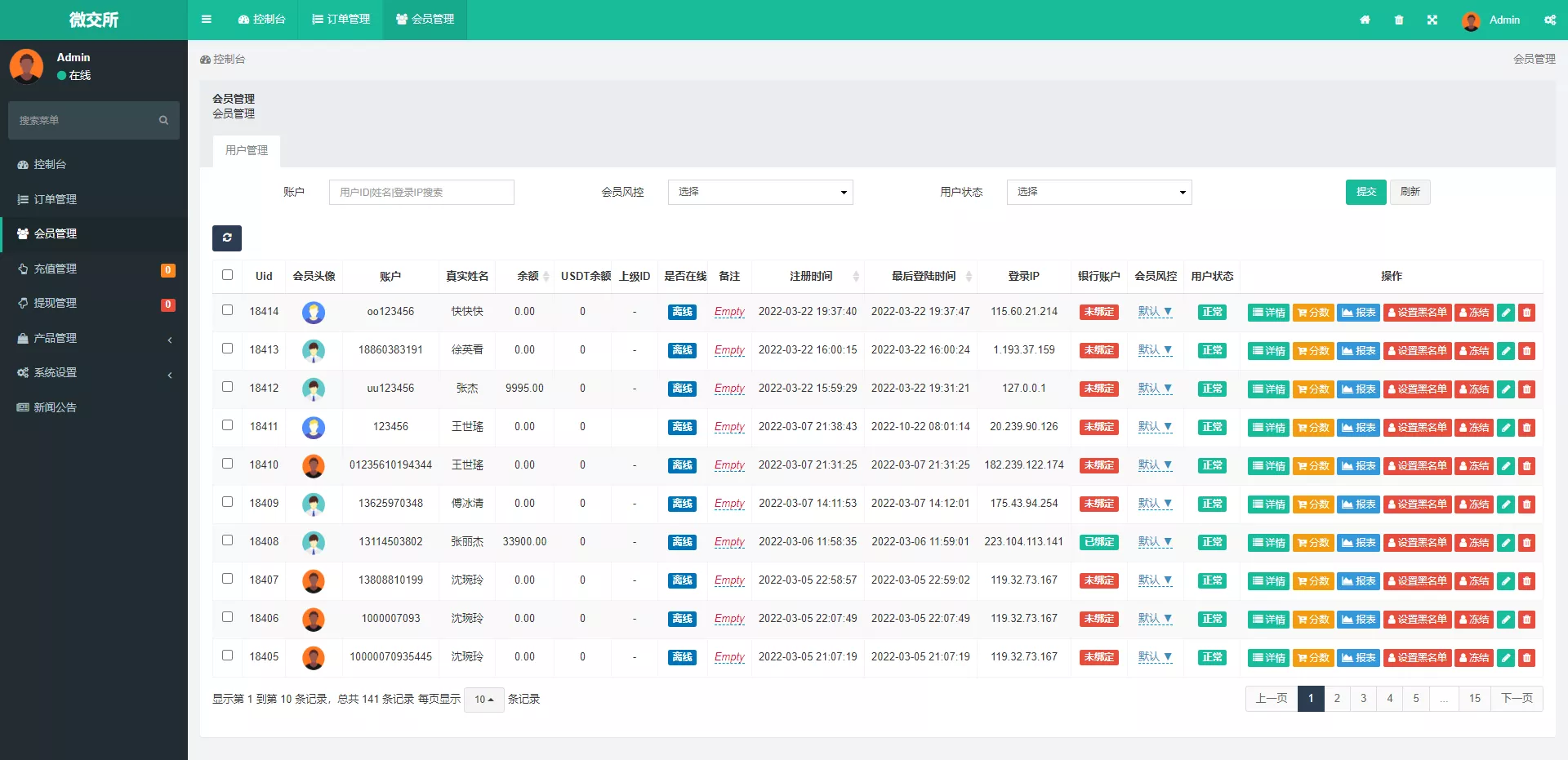 微交所fastadmin框架双语言外汇系统/微盘系统仿交易所/USDT支付,外汇系统,微盘系统仿交易所,USDT支付,第15张